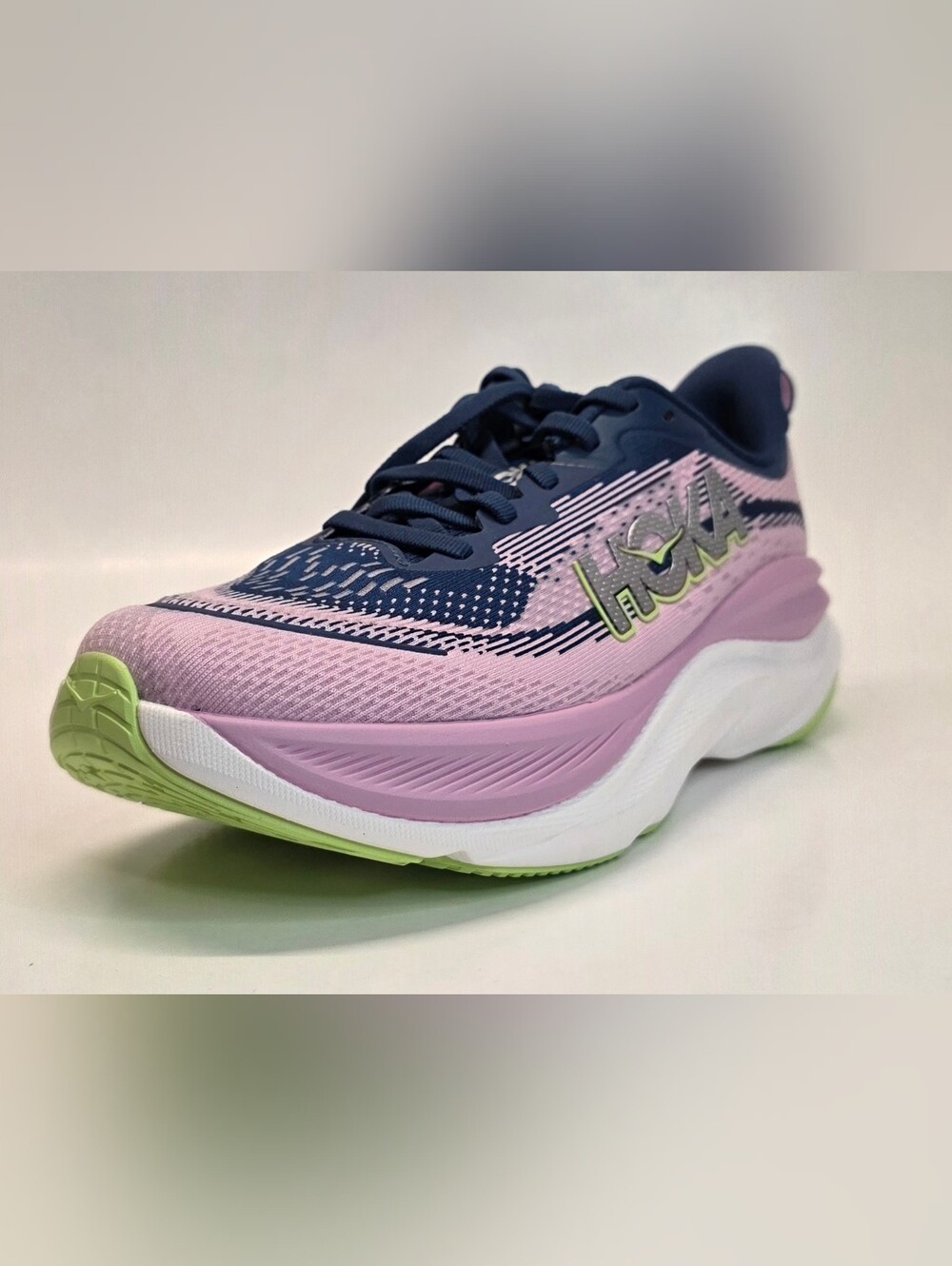 New Hoka One Skyflow Lightweight Running Shoes Pink~Blue Women's Size 8.5B - Picture 2 of 12